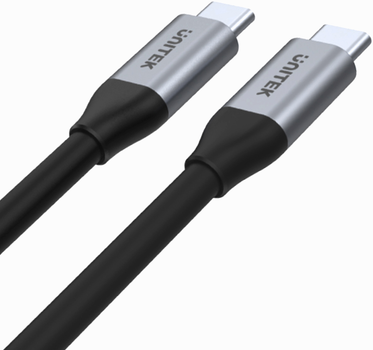 Кабель Unitek USB-C na USB-C 10Gbps 4K 60Hz 20V/5A (C14082ABK)