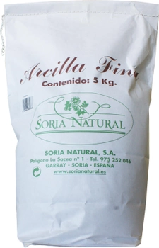 Naturalna glina Soria Natural Arcilla Fina Roja 5 kg (8422947060268)