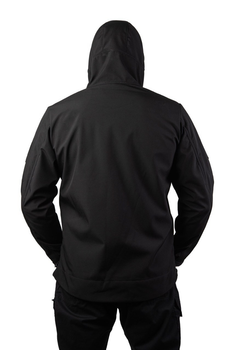 Тактична куртка SMILO soft shell S black