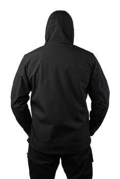 Тактична куртка SMILO soft shell XL black