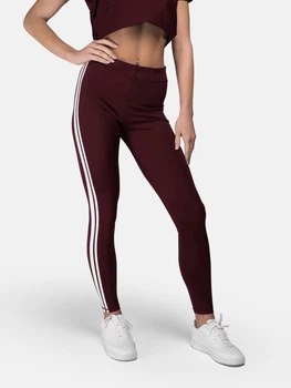 Спортивные леггинсы для фитнеса женские Lonsdale Garrabost 117405-2045 XS Oxblood/White (4255581509480)