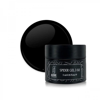Гель Павутинка Adore Professional Spider Gel 02 колір чорний 5 мл (2101010020854)
