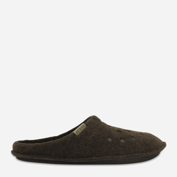 Чоловічі домашні капці із закритим носком Crocs Classic Slipper 203600-ESWT M12 46-47 30 см Темно-коричневі (887350816525)