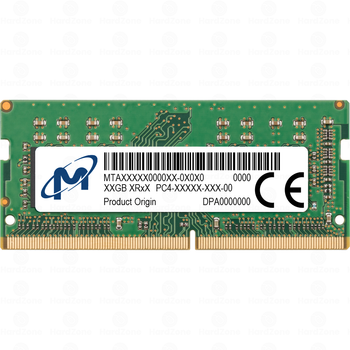 Оперативна пам'ять Micron SODIMM DDR4 8Gb 2400MHz PC4-19200 (MTA8ATF1G64HZ-2G3H1)
