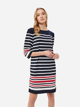 Платье короткое осеннее женское Tom Tailor 161279 34 В полоску (2200004549811)