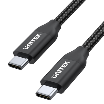 Kabel Unitek USB Type-C-USB Type-C PD 100W 2 m Czarny (C14059BK)