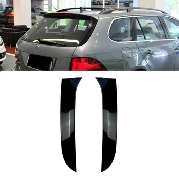 Бокові дефлектори/вітровики/спойлери на VW Golf 6 MK6 2008-2012 C-Design (чорний глянець)