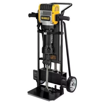 Отбойный молоток DeWALT 2100 Bт, 62 Дж, 960 уд/мин, 31 кг, тележка + зубило (D25981K)