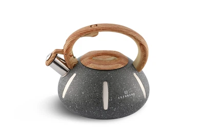 Чайник 2л со свистком Edenberg из нержавеющей стали (EB-8844 Grey)