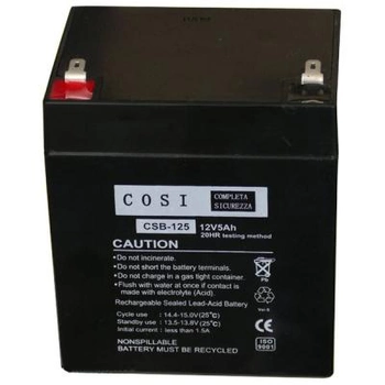 Батарея к ИБП COSI AGM 12V 5Ah F1 (CSB-125)