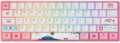 Клавіатура Akko 3061S World Tour Tokyo R2 RGB Hotswappable Cherry Profile Gateron Orange RGB (6925758618120)