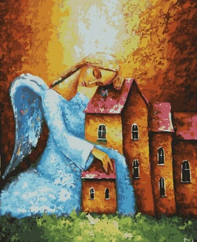 Картины по номерам Ангел-хранитель (PN5455) Artissimo 40*50 см