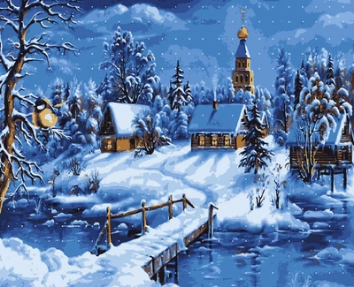 Картини за номерами Зима (PN2756) Artissimo 40*50 см