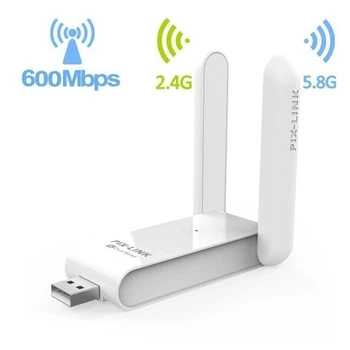 Двухдиапазонный Wi-Fi адаптер Pix-Link UAC03D 600M 2.4/5GHz White