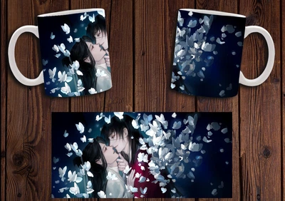 Кружка CupKit "Благословение небожителей / Tian Guan Ci Fu" №2 330мл белая
