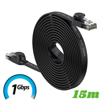 Патч корд сетевой кабель LAN RJ45 Baseus high Speed Six types gigabit ethernet cable (15m, 1Gbps, САТ 6)