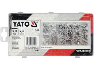 Набір гайок М3-М10 YATO YT-06772: наб. 300 шт.