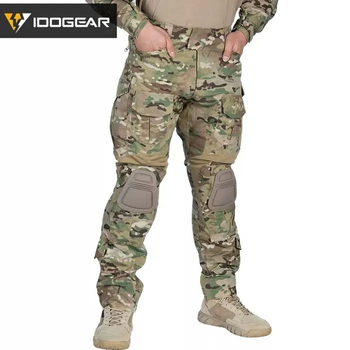 Тактичні штани IDOGEAR Gen3 Combat v2 розмір XL мультикам з наколінниками