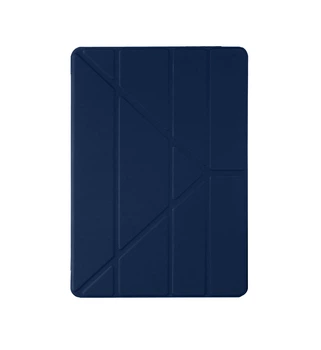 Чехол-книжка для планшета Apple iPad Pro 12.9 (2020)/Pro 12.9 (2021), Y-Type PEN, Синий, магнитный, с держателем для стилуса, противоударный, обложка с функцией подставки, экокожа + ТПУ, функция автоматического пробуждения/сна