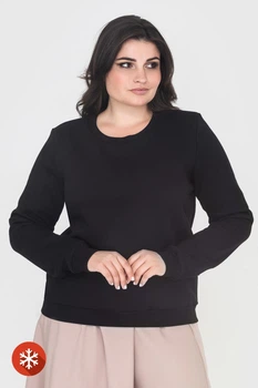 Утеплений світшот TODEY чорний 4XL (3041048)