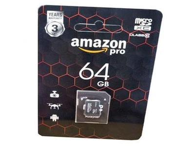 Карта памяті micro sdhc 64gb class 10 (з адаптером) ТМAMAZONpro