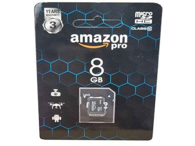 Карта памяті micro sdhc 8gb class 10 (з адаптером) ТМAMAZONpro