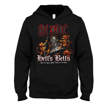 Толстовка Epic чоловіча чорна AC/DC Hells Bells розмір L