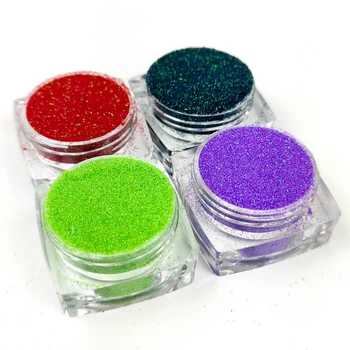 Набор блесток 4 цветов №4 для био-тату Fresh Tattoo, радужный (glitter-set-4x-4)