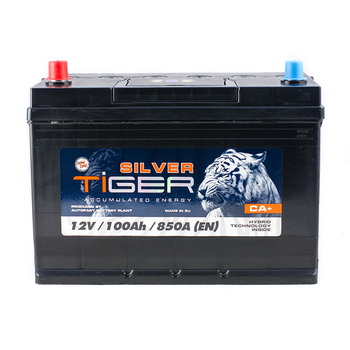 Аккумулятор Tiger Silver Japan 100 Ah/12V "1" (+ слева)