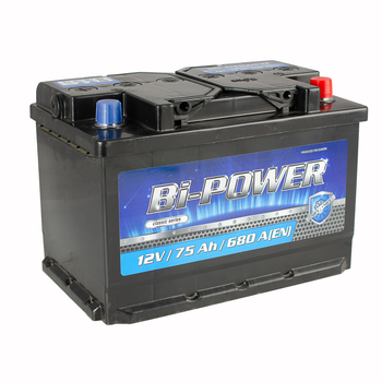 Аккумулятор BI-POWER 75 Ah/12V "0" (+ справа)