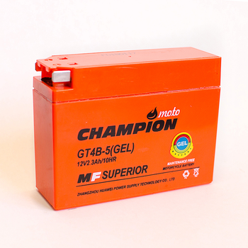 АКБ мото Champion 2,3 Ah GT4B-5 (GEL)/(20x)