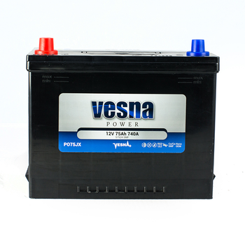 Аккумулятор Vesna Japan 75 Ah/12V "1" (+ слева)