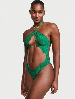 Боди Victoria's Secret 148-021 L Зеленое