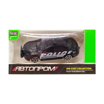 Детская металлическая машинка АвтоПром 7629 масштаб 1:64 Police Седан