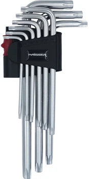 Набор Г-образных ключей Haisser 48115 TORX T10-50 удлиненных 9 шт (BP102897)