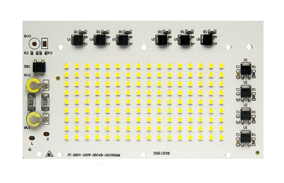 Светодиодная матрица 100W 220V (встроенный драйвер) 6000К холодный белый