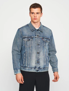 Kurtka jeansowa męska Levi's The Trucker Jacket Skyline Trucker 72334-0574 L Błękitna (5400970990694)
