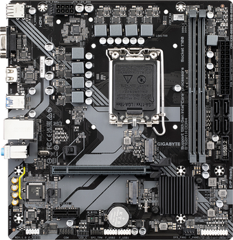 Материнская плата Gigabyte B760M H DDR4 (s1700, Intel B760, PCI-Ex16)