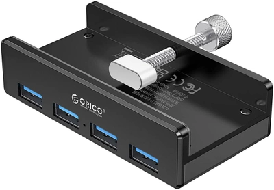 USB-хаб Orico 4 х USB-A 5 Gbps Чорний (MH4PU-P-BK-BP)