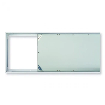 Рамка накладная для LED панели Zodiac-36 Horoz Electric Frame-30120 белая