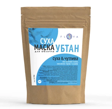 Убтан суха маска для обличчя FLOYA Убтан, суха-маска "Суха & Чутлива Шкіра" 120