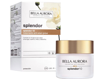 Przeciwzmarszczkowy krem do twarzy Bella Aurora Splendor10 Day SPF20 Anti Ageing Treatment 50 ml (8413400004202)