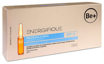 Сонцезахисна емульсія Be+ Energifique Proteoglycans SPF15 30 Ampoules 2 мл (8470001880918)