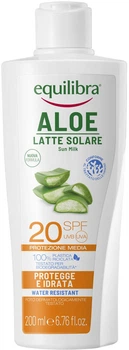 Солнцезащитное молочко для тела Equilibra Aloe Latte Solare Sun Milk SPF20 200 мл (8000137016686)