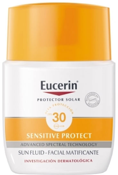Сонцезахисний флюїд для нормальної шкіри Eucerin Facial Sunscreen Fluid Mat Fp30 50 мл (4005800125539)