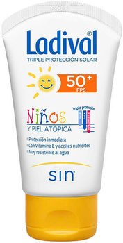 Дитячий сонцезахисний крем Ladival Children's Sunscreen SPF50+ 50 мл (8470001693297)