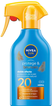 Спрей для активації засмаги Nivea Protect & Bronze Sun Spray SPF20 270 мл (4005900908780)