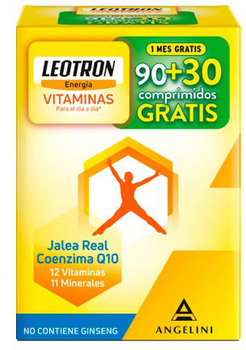 Kompleks witamin i minerałów Leotron Vitamins 90+30 Tablets (8430992116007)