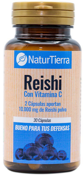 Kompleks witamin i minerałów Naturtierra Reishi Con Vitamina C 30 Caps (8412016363864)
