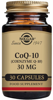 Комплекс вітамінів та мінералів Solgar Коензим Q-10 30 мг 30 капсул (33984009318)